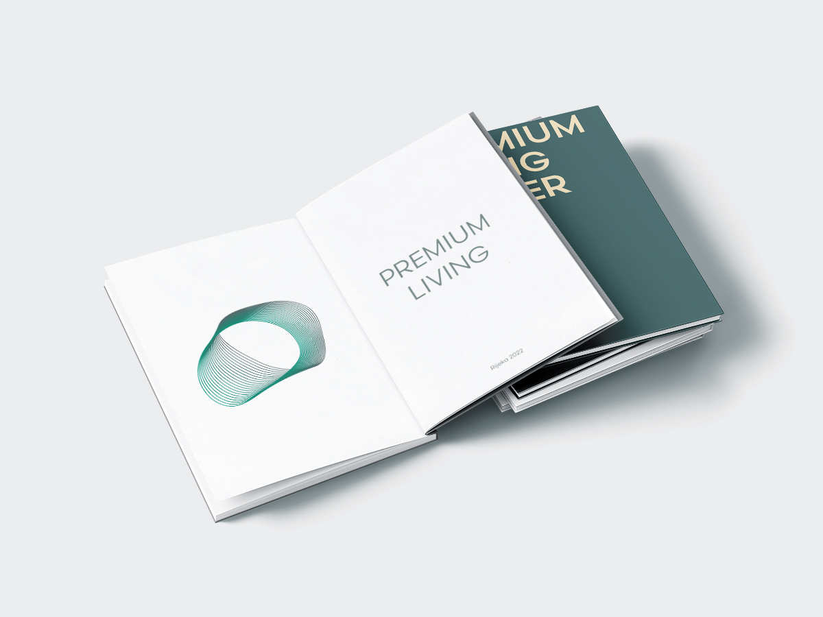 Premium Living. Branding for modern luxury real estate in Rijeka