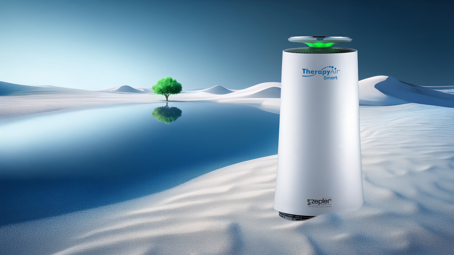 TherapyAir Smart. Clean air without compromise. Creative for Zepter