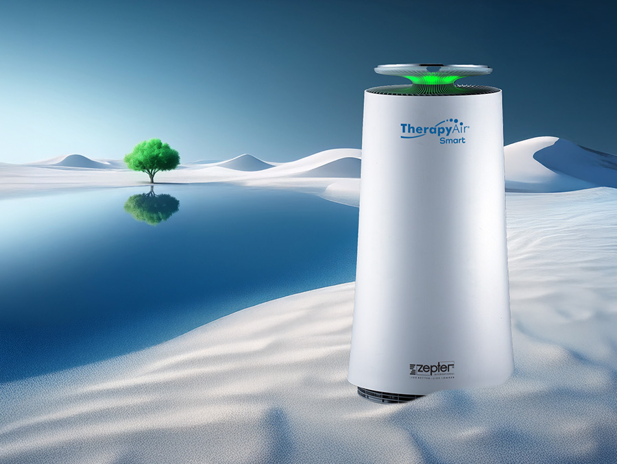 TherapyAir Smart. Clean air without compromise. Creative for Zepter